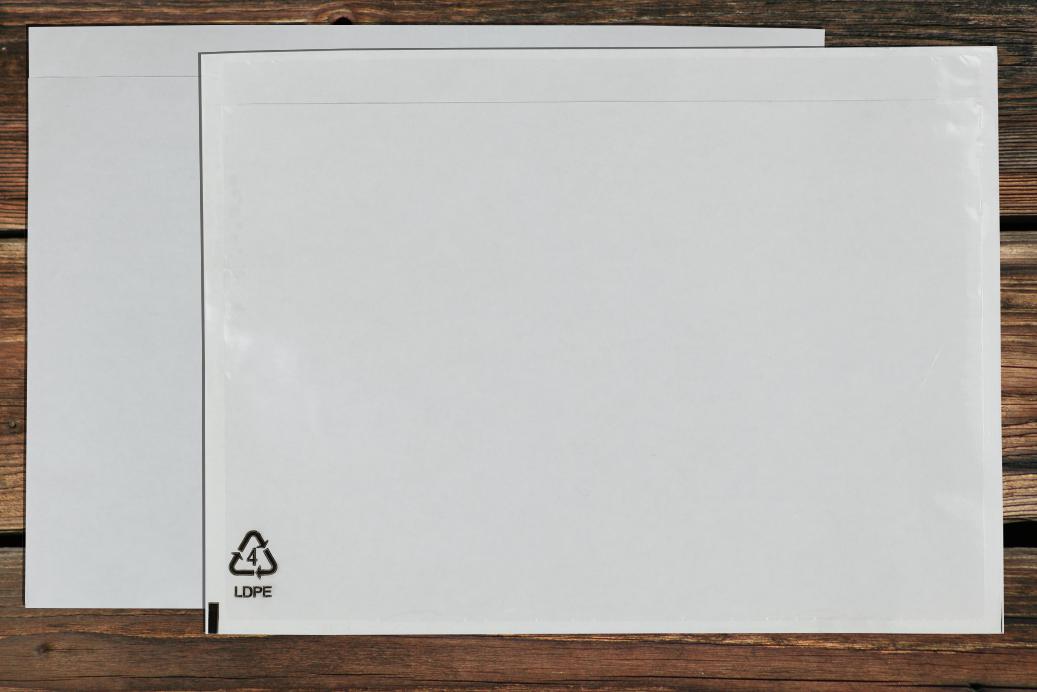 Begleitpapiertaschen 188x240 mm Haftklebend Glasklar